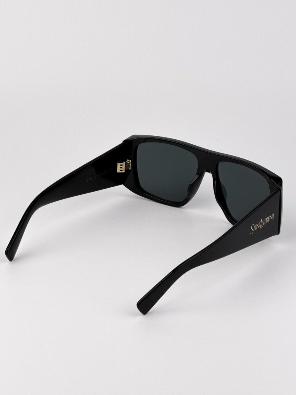 Saint Laurent SL832 001 Square Sunglasses – Black Grey Unisex Sunglasses - Picture 4 of 14